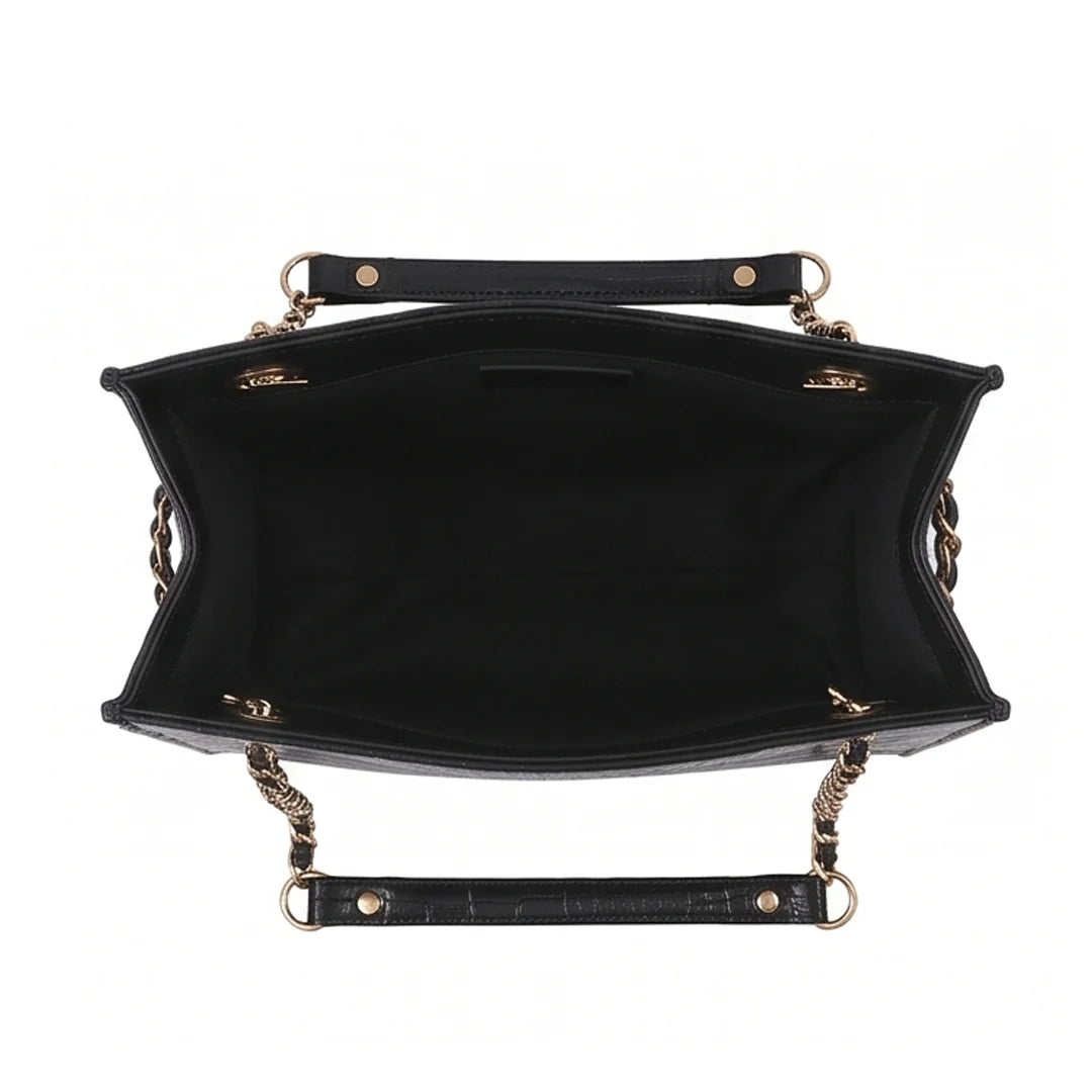 Crocodile Tote Black